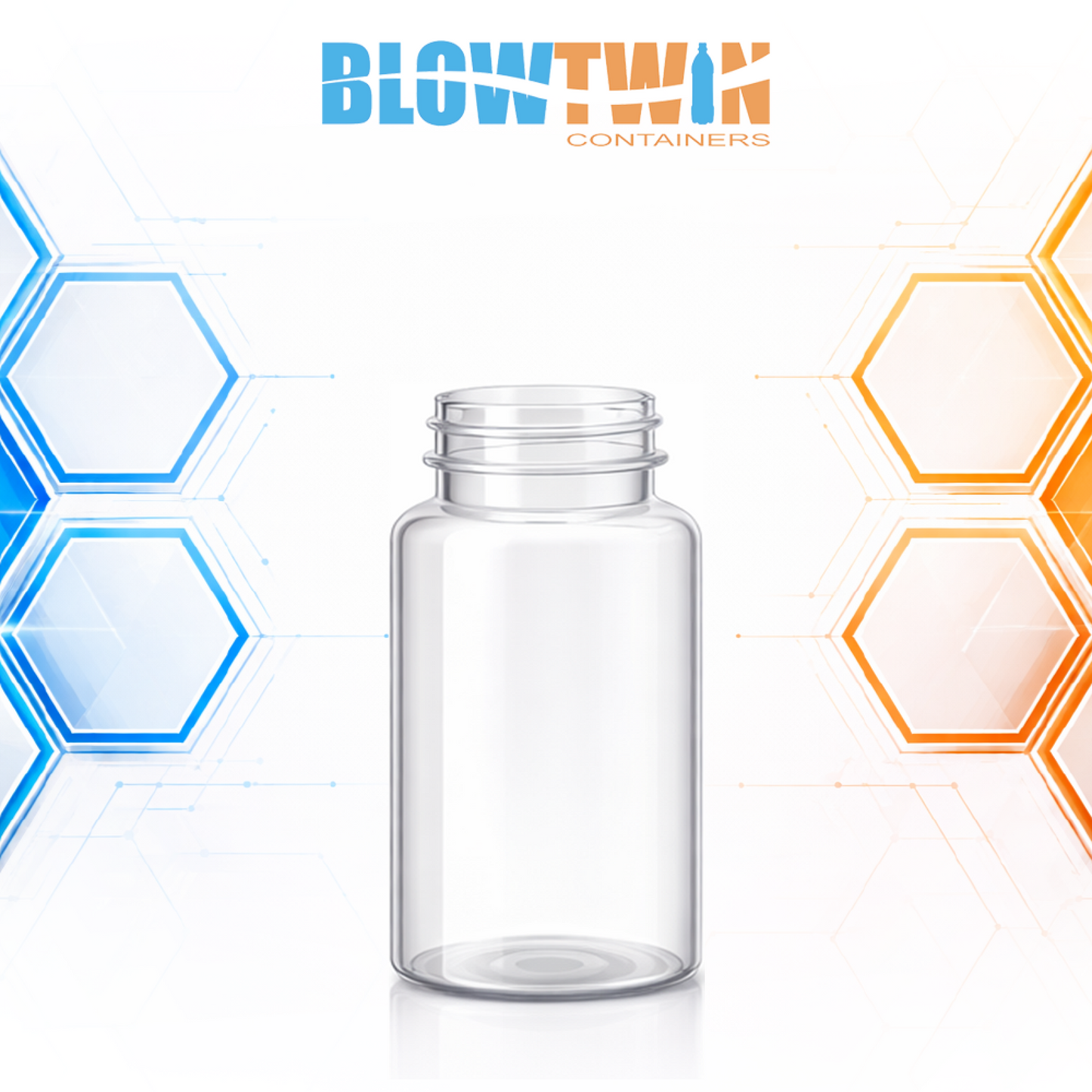 120cc PET Packer Bottle – 38/400 Neck Finish