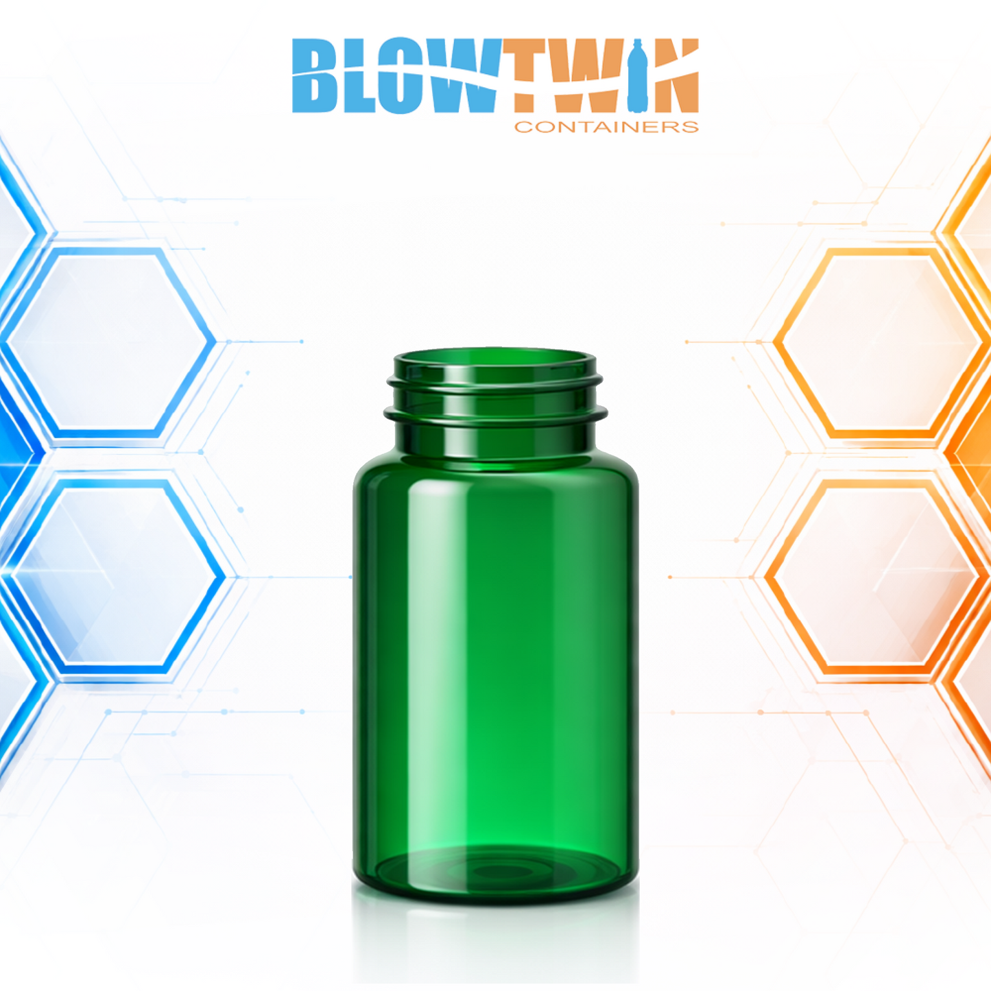 120cc PET Packer Bottle – 38/400 Neck Finish