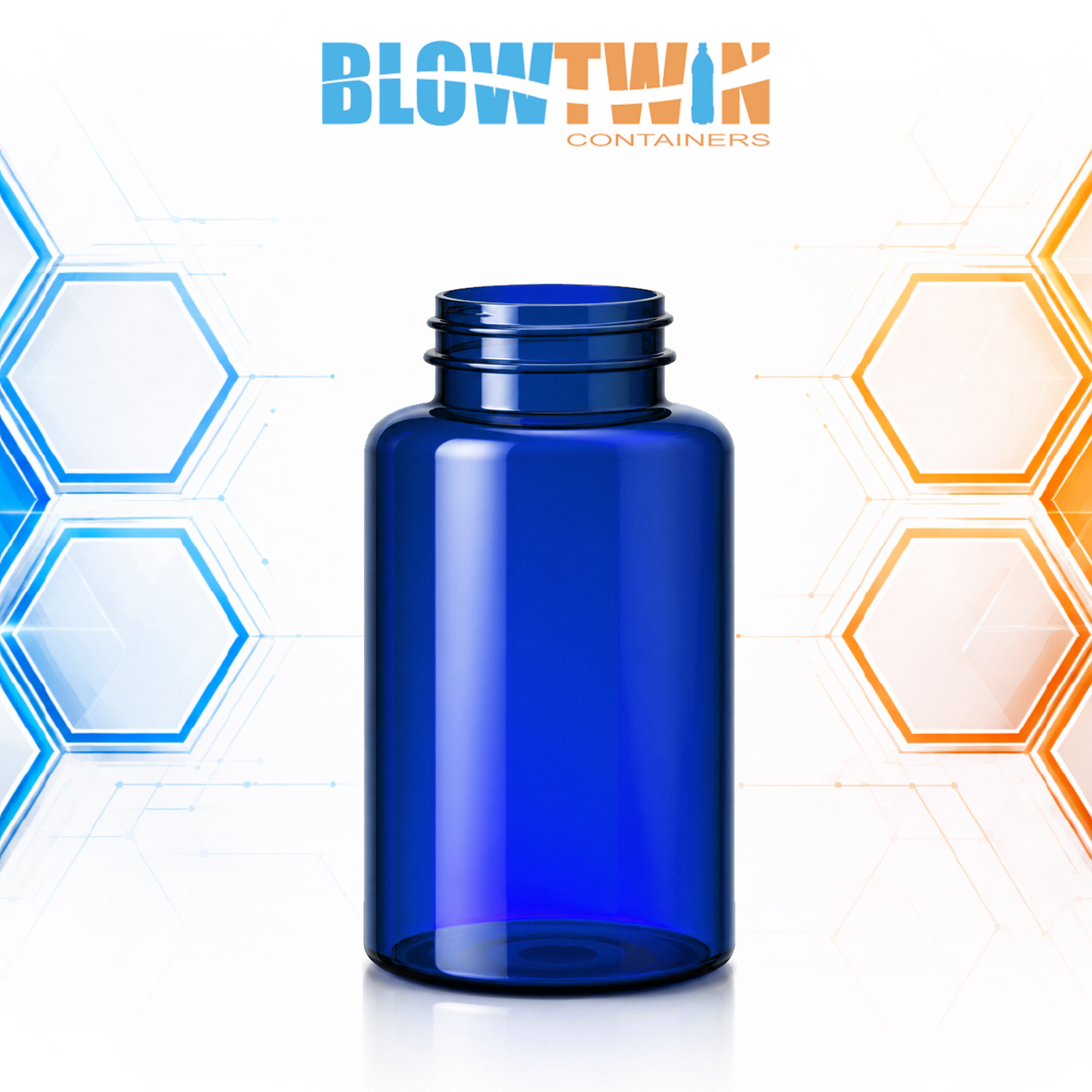 200cc PET Packer Bottle – 38/400 Neck Finish
