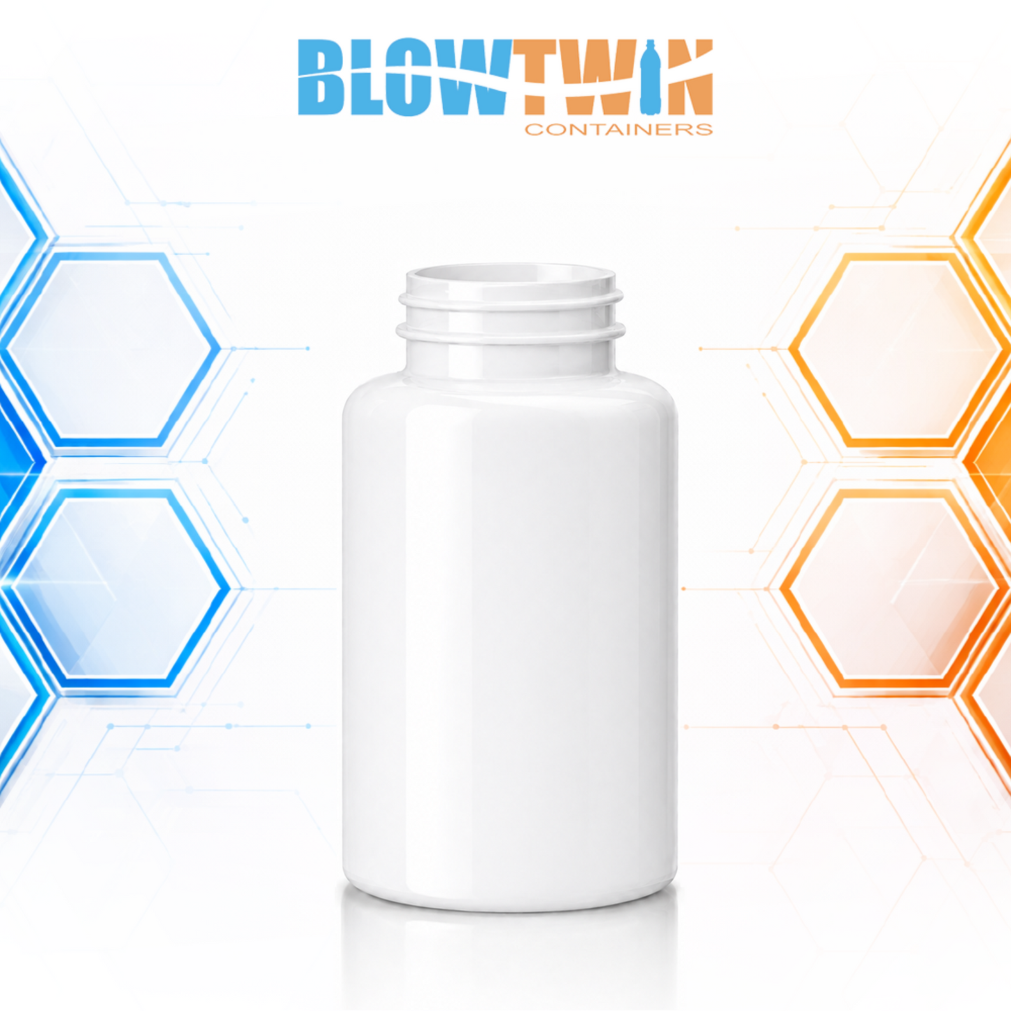200cc PET Packer Bottle – 38/400 Neck Finish