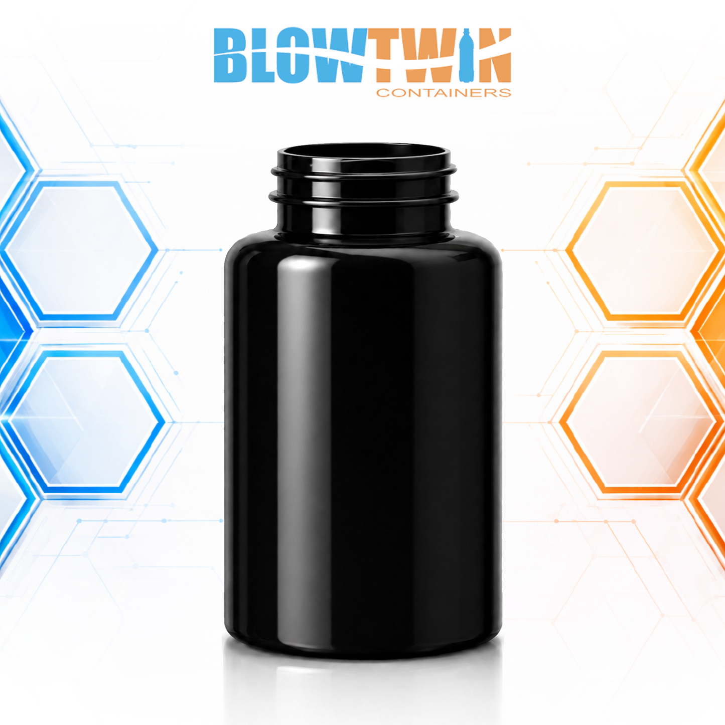 300cc PET Packer Bottle – 45/400 Neck Finish