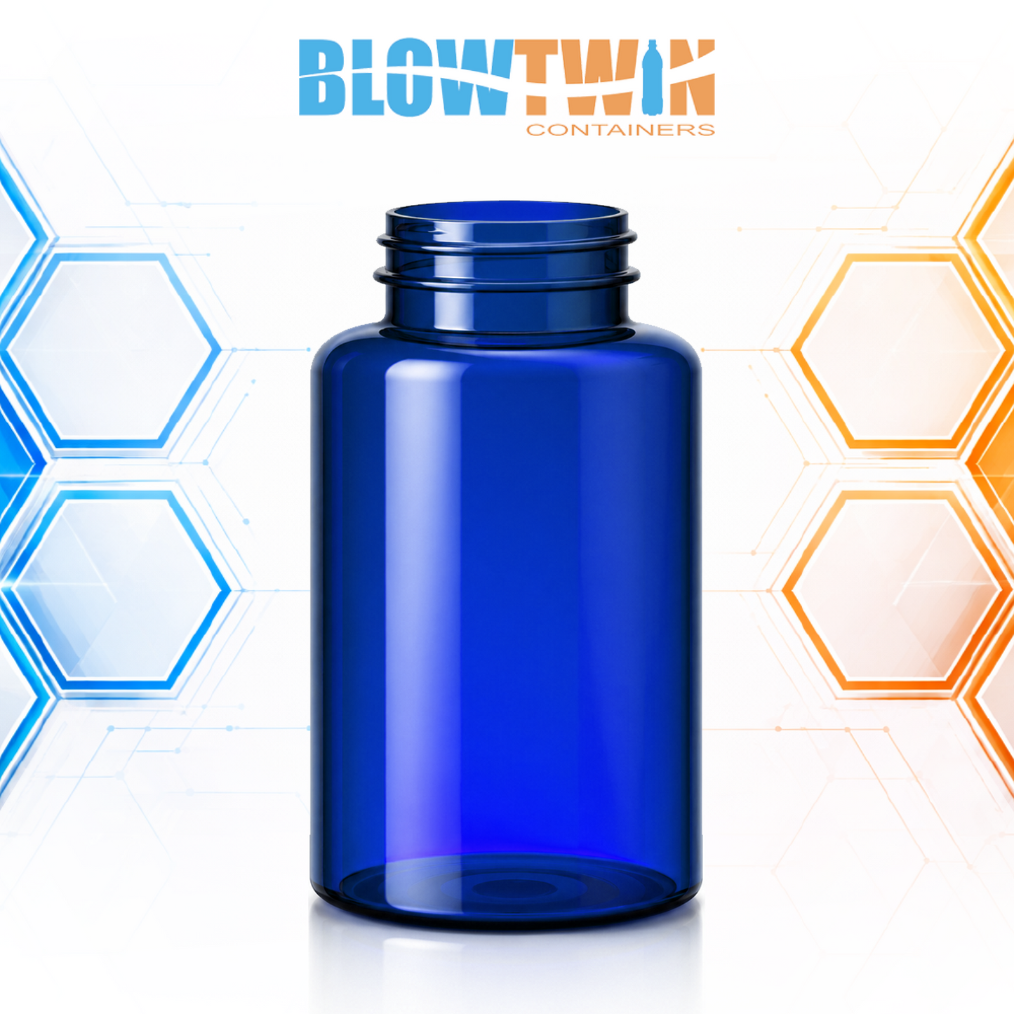 300cc PET Packer Bottle – 45/400 Neck Finish
