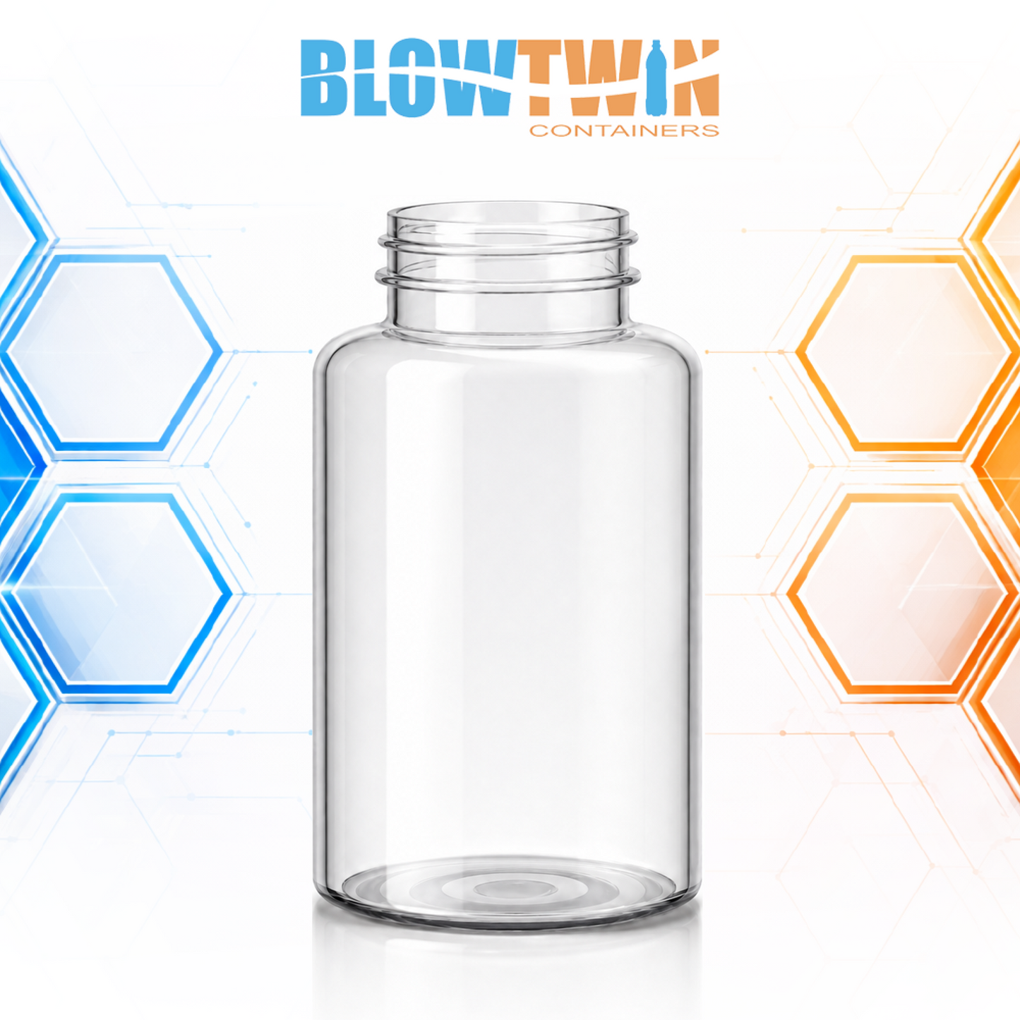 300cc PET Packer Bottle – 45/400 Neck Finish