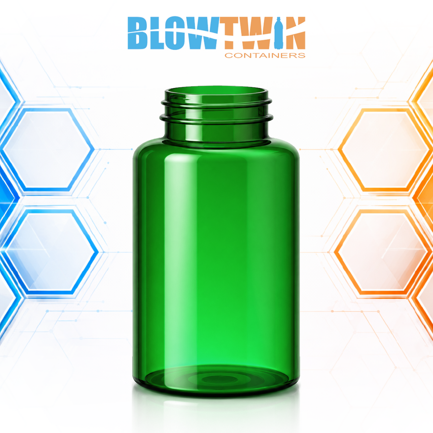 300cc PET Packer Bottle – 45/400 Neck Finish